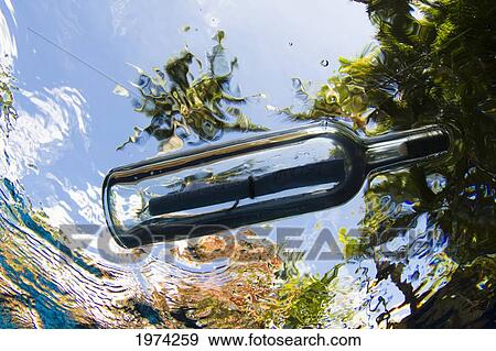 USA, Underwater View Of Message In Bottle; Hawaii Islands View Large Photo Image Stock Photo - USA, Underwater View Of Message In Bottle; Hawaii Islands. Fotosearch
