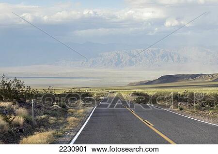 Stock Image - Usa, View From Route 190 At Death Valley; California. Fotosearch