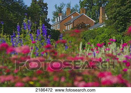 USA, Virginia, Charlottesville, Morven House And Gardens. Open to the public during The Historic Garden Week organised by The Garden Club of Virginia; Albemarle County Area View Large Photo Image Stock Image - USA, Virginia, Charlottesville, Morven House And Gardens. Open to the public during The Historic Garden Week organised by The Garden Club of Virginia; Albemarle County Area. Fotosearch