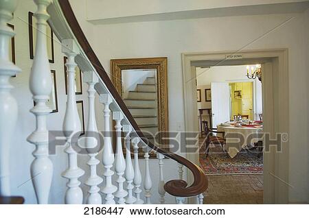 Stock Photo - USA, Virginia, Interior of The 1804 Inn at the Barboursville Vineyard. Piedmont region of the Commonwealth of Virginia; Barboursville. Fotosearch