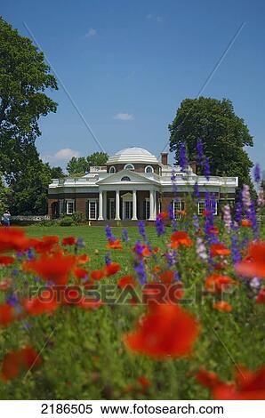 USA, Virginia, Monticello was the estate of Thomas Jefferson third President of the United States and founder of the University of Virginia. House which Jefferson himself designed was based on neoclassical principles; Charlottesville View Large Photo Image Stock Photography - USA, Virginia, Monticello was the estate of Thomas Jefferson third President of the United States and founder of the University of Virginia. House which Jefferson himself designed was based on neoclassical principles; Charlottesville. Fotosearch