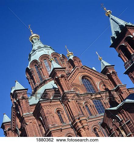 Stock Image - Uspenski Cathedral, Low Angle View. Fotosearch