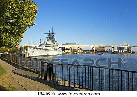 Stock Image - Uss Little Rock, Naval And Military Park; Buffalo, New York State, Usa. Fotosearch