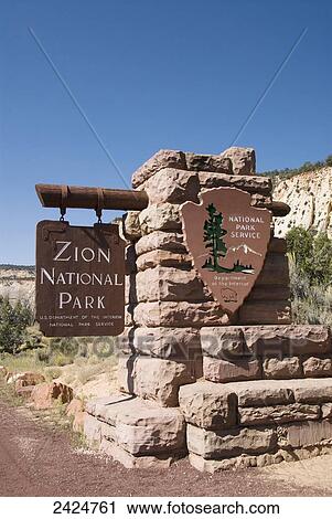 Utah, Zion National Park, East entrance to park. View Large Photo Image Stock Image - Utah, Zion National Park, East entrance to park.. Fotosearch