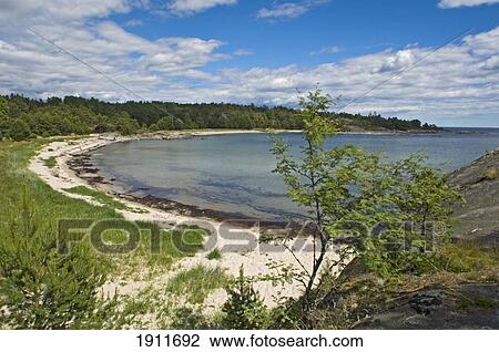 Stock Image - Uto Island, Baltic Archipelago Off Stockholm, Sweden. Fotosearch