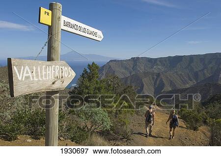 Vallehermoso Trail. Island Of La Gomera. Canary Islands. Spain View Large Photo Image Stock Photo - Vallehermoso Trail. Island Of La Gomera. Canary Islands. Spain. Fotosearch