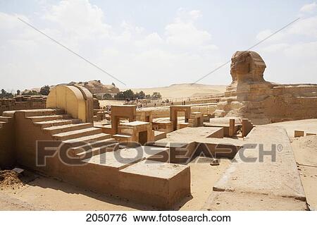 Valley Temple And The Sphinx, Giza, Al Jizah, Egypt View Large Photo Image Stock Photograph - Valley Temple And The Sphinx, Giza, Al Jizah, Egypt. Fotosearch