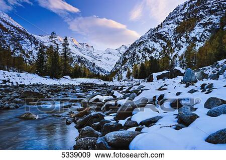 Valnontey torrent, Gran Paradiso National Park; Italy View Large Photo Image Stock Photo - Valnontey torrent, Gran Paradiso National Park; Italy. Fotosearch