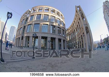 Stock Photo - Vancouver Public Library, British Columbia, Canada. Fotosearch