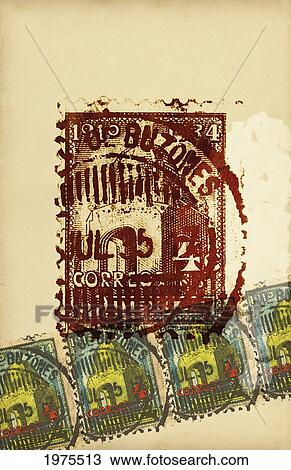 Variations, Composition Of Stamps On Beige Background (Mixed Media). View Large Photo Image Stock Image - Variations, Composition Of Stamps On Beige Background (Mixed Media).. Fotosearch
