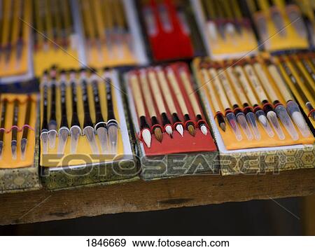 Various Pencils For Sale On Market Stall View Large Photo Image Stock Photo - Various Pencils For Sale On Market Stall. Fotosearch