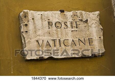 Vatican Post Office Sign; Rome, Italy View Large Photo Image Stock Image - Vatican Post Office Sign; Rome, Italy. Fotosearch