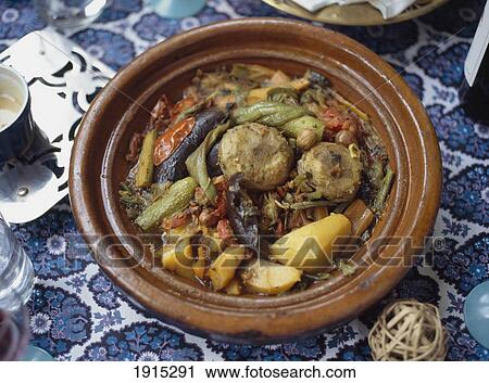 Stock Image - Vegetable Tajeen. Fotosearch