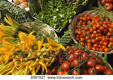 Vegetables For Sale In The Campo De Fiori Market, Rome, Italy. View Large Photo Image Stock Photo - Vegetables For Sale In The Campo De Fiori Market, Rome, Italy.. Fotosearch