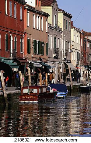 Venice, Canal On The Isola Di Murano, Famous For Its Glass. Doug Mckinlay/Axiom View Large Photo Image Stock Image - Venice, Canal On The Isola Di Murano, Famous For Its Glass. Doug Mckinlay/Axiom. Fotosearch