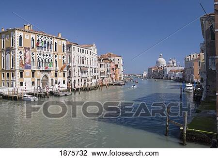 Venice, Italy; View Of The Palazzo Franchetti From The Academia Bridge View Large Photo Image Stock Image - Venice, Italy; View Of The Palazzo Franchetti From The Academia Bridge. Fotosearch