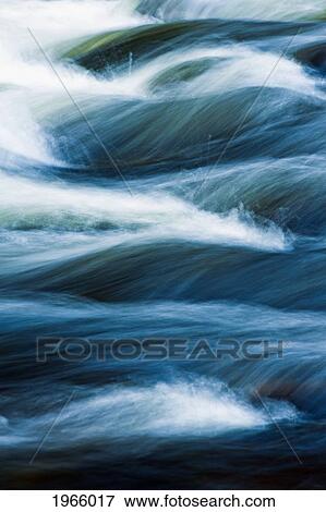 Vermont, Jamaica State Park, West River, Abstract View Of Small Sections Of Rapids With Flowing Water Patterns. View Large Photo Image Stock Photo - Vermont, Jamaica State Park, West River, Abstract View Of Small Sections Of Rapids With Flowing Water Patterns.. Fotosearch