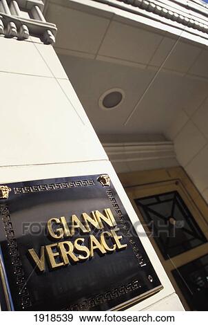 Stock Photo - Versace Shop, Rodeo Drive. Fotosearch
