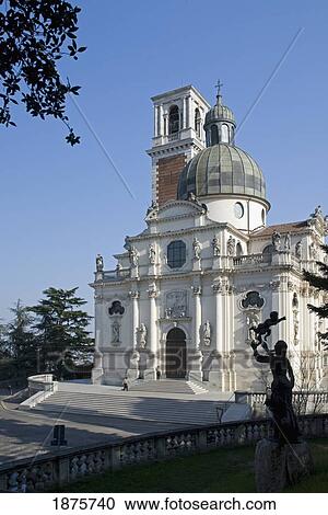 Stock Image - Vicenza, Italy; The Monte Berico Basilica. Fotosearch