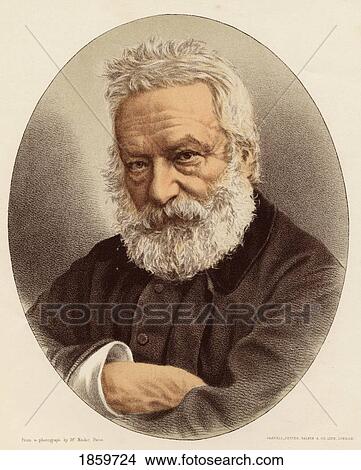 Victor Marie Hugo, 1802-1885. French Poet, Novelist And Dramatist From A Photograph By Monsieur Nadar. View Large Photo Image Picture - Victor Marie Hugo, 1802-1885. French Poet, Novelist And Dramatist From A Photograph By Monsieur Nadar.. Fotosearch