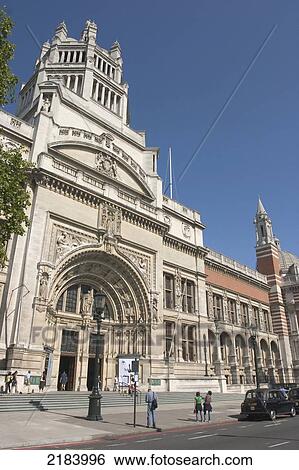 Victoria And Albert Museum (V&A) Exterior, London, Uk. View Large Photo Image Stock Photograph - Victoria And Albert Museum (V&A) Exterior, London, Uk.. Fotosearch