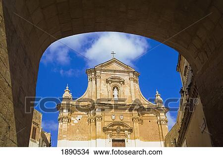 Victoria Basillica Viewed Through Archway View Large Photo Image Picture - Victoria Basillica Viewed Through Archway. Fotosearch