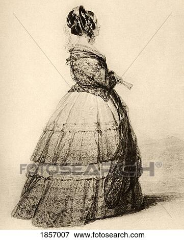 Stock Photo - Victoria, Duchess Of Kent And Strathearn, 1786-1861 Mother Of Queen Victoria. From A Portrait By F. Winterhalter. From The Book ÃƒÂ¢Ã¢â€šÂ¬Ã…â€œThe Girlhood Of Queen Victoria 1832-1840 Vol IiÃƒÂ¢Ã¢â€šÂ¬Ã‚Â Published 1912.. Fotosearch