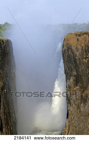 Stock Image - VICTORIA FALLS ZAMBIA. Fotosearch