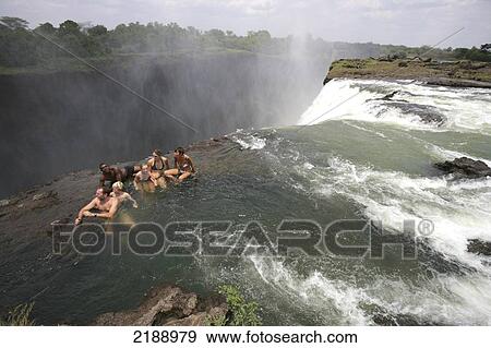 Stock Photo - Victoria Falls Zambia. Fotosearch