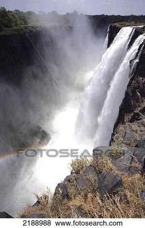 Stock Photo - VICTORIA FALLS ZAMBIA. Fotosearch