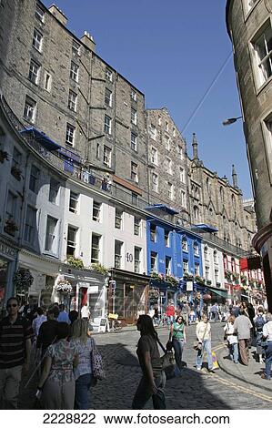 Victoria Street, Edinburgh, Scotland, Uk, Europe View Large Photo Image Stock Image - Victoria Street, Edinburgh, Scotland, Uk, Europe. Fotosearch