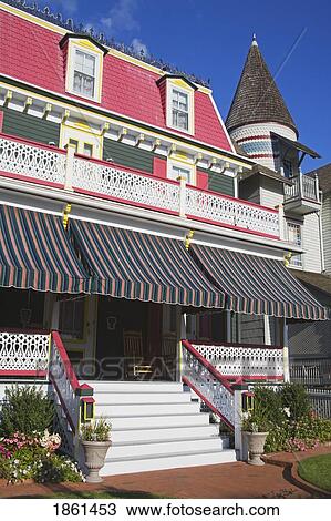 Victorian House Bed And Breakfast, Cape May, New Jersey, Usa View Large Photo Image Stock Image - Victorian House Bed And Breakfast, Cape May, New Jersey, Usa. Fotosearch