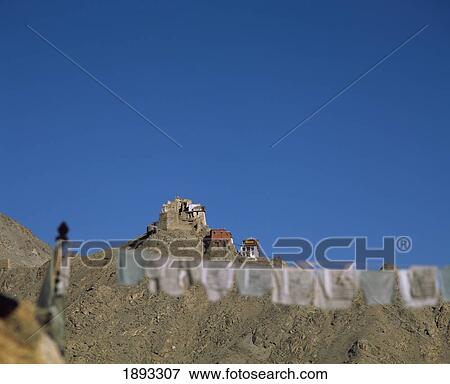 Stock Photo - Victory Fort On Namgyal Hill. Fotosearch
