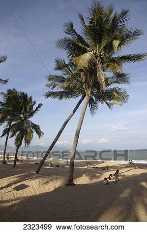 Vietnam, Beach Scene; Nha Trang View Large Photo Image Stock Photo - Vietnam, Beach Scene; Nha Trang. Fotosearch