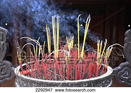 Vietnam, Incense sticks in City Tepmle; Hanoi View Large Photo Image Stock Photo - Vietnam, Incense sticks in City Tepmle; Hanoi. Fotosearch