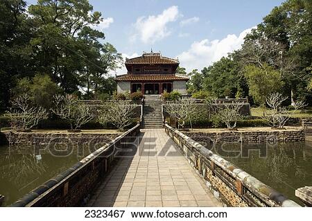Vietnam, Tomb Of Emperor Minh Mang Of Nguyen Dynasty; Hue View Large Photo Image Stock Photo - Vietnam, Tomb Of Emperor Minh Mang Of Nguyen Dynasty; Hue. Fotosearch