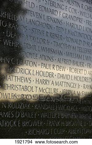 Picture - Vietnam Veterans Memorial. Fotosearch