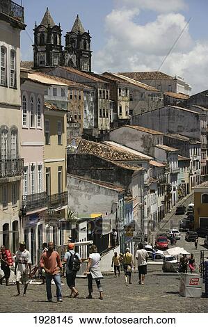 Stock Photography - View Across Largo Do Pelourinho. Fotosearch