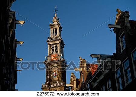 View along street of gabled houses to Oude Lutherse Kerk (church) at dusk; Amsterdam, Holland View Large Photo Image Stock Image - View along street of gabled houses to Oude Lutherse Kerk (church) at dusk; Amsterdam, Holland. Fotosearch