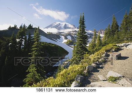 Stock Image - View From Alpine Lookout. Fotosearch