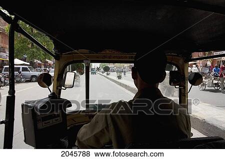 View From An Auto-Rickshaw, Jaipur, Rajasthan, India View Large Photo Image Stock Photo - View From An Auto-Rickshaw, Jaipur, Rajasthan, India. Fotosearch