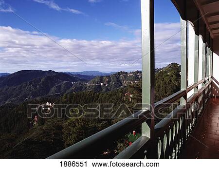Stock Image - View From Balcony Of Himalayas. Fotosearch