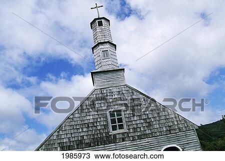 View from below to steeple; Chile, Rural church View Large Photo Image Stock Image - View from below to steeple; Chile, Rural church. Fotosearch