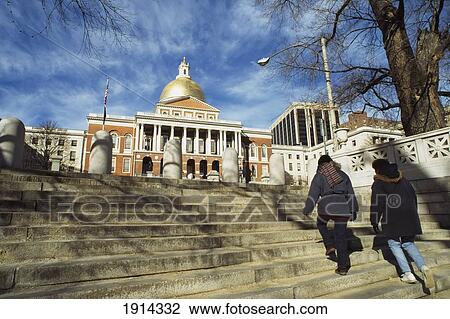 Stock Image - View From Boston Common. Fotosearch