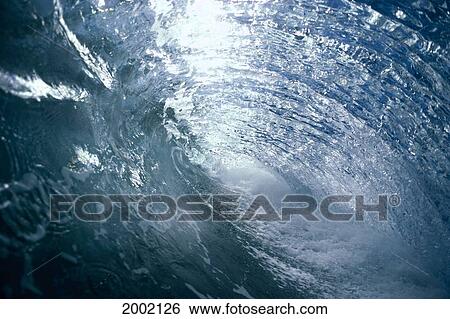 View From Inside Tube Of Wave, Sun Reflections View Large Photo Image Stock Photograph - View From Inside Tube Of Wave, Sun Reflections. Fotosearch