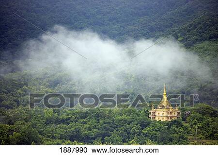 Stock Image - View From Phu Si Hill.. Fotosearch