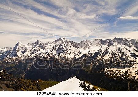 View from Piz Gloria; Bernese Oberland, Switzerland View Large Photo Image Stock Photo - View from Piz Gloria; Bernese Oberland, Switzerland. Fotosearch