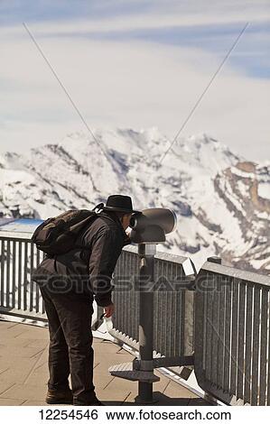 Stock Photograph - View from Piz Gloria; Bernese Oberland, Switzerland. Fotosearch