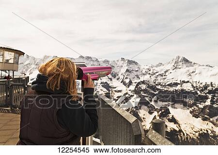 Stock Photography - View from Piz Gloria; Bernese Oberland, Switzerland. Fotosearch