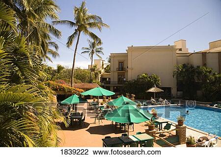 Stock Image - View From Playa Mazatlan,; Mazatlan, Golden Zone, Sinaloa, Mexico. Fotosearch